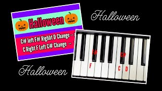 Halloween ll Piano Tutorial With Notation ll #pianomusic #easytutorial