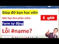 Form MS Access lỗi name (không tìm thấy table) - Học MS Access