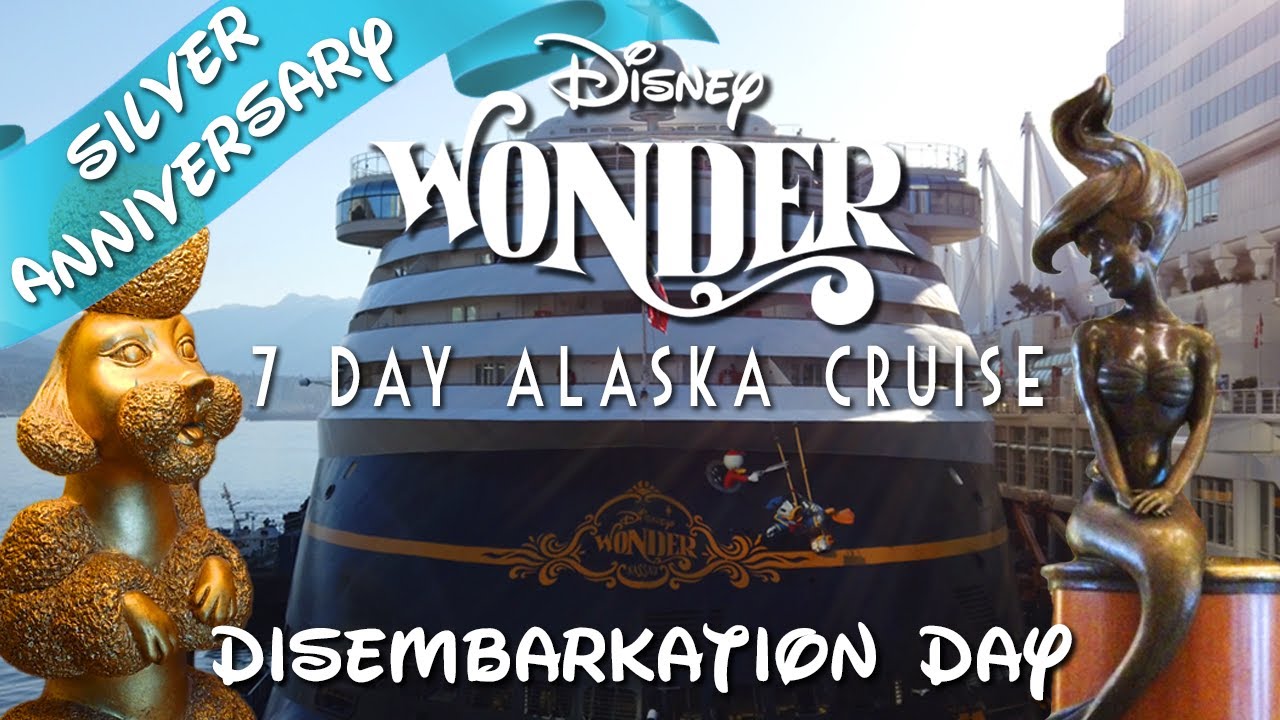 Disembarkation Day + Everything we learned on the Alaska Disney Cruise | Silent Vlog