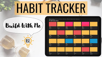 #BuildWithMe - ✅HABIT TRACKER - Notion Template | Ep.1