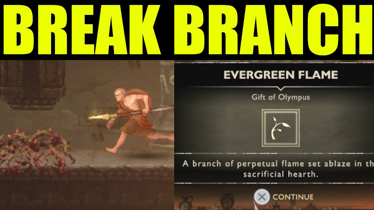 God of War: Сыны Спарты — как сломать фиолетовые ветви | Руководство по решению головоломок в Hon...