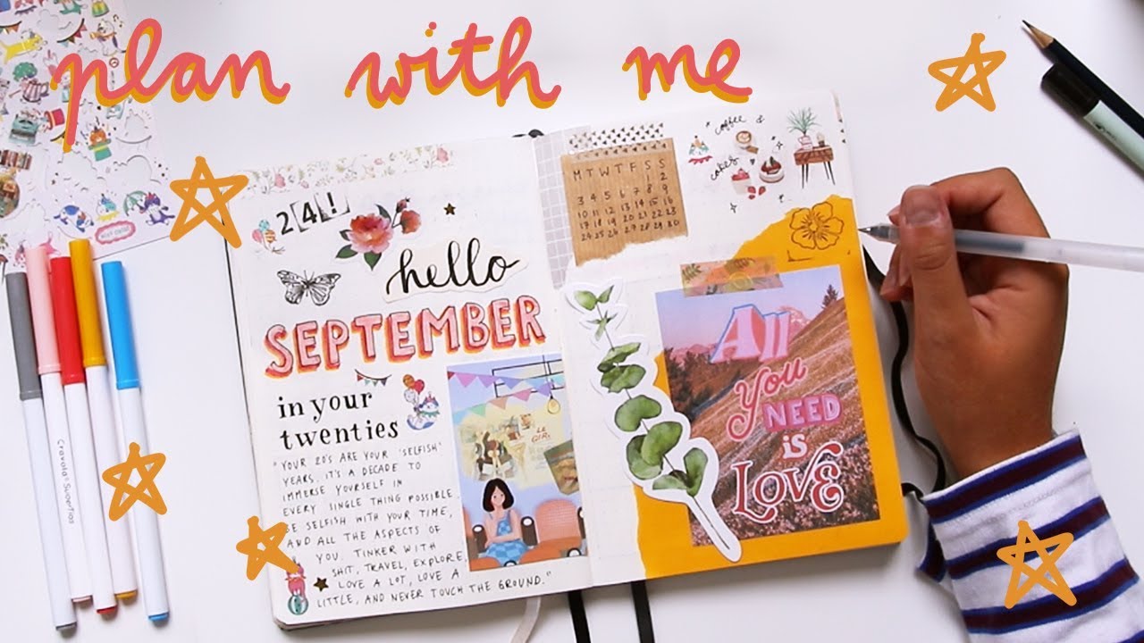 PLAN MET MIJ: September 2018 Bullet Journal | D is for Dazzle