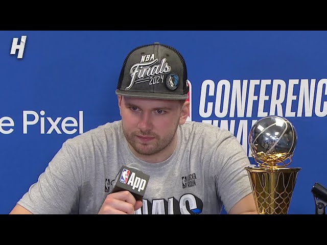 Luka Doncic talks Game 5 Win vs Timberwolves, Postgame Interview 🎤 class=