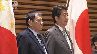 日・フィリピン首脳会談　狙いは欧米との橋渡し役(16/10/26)