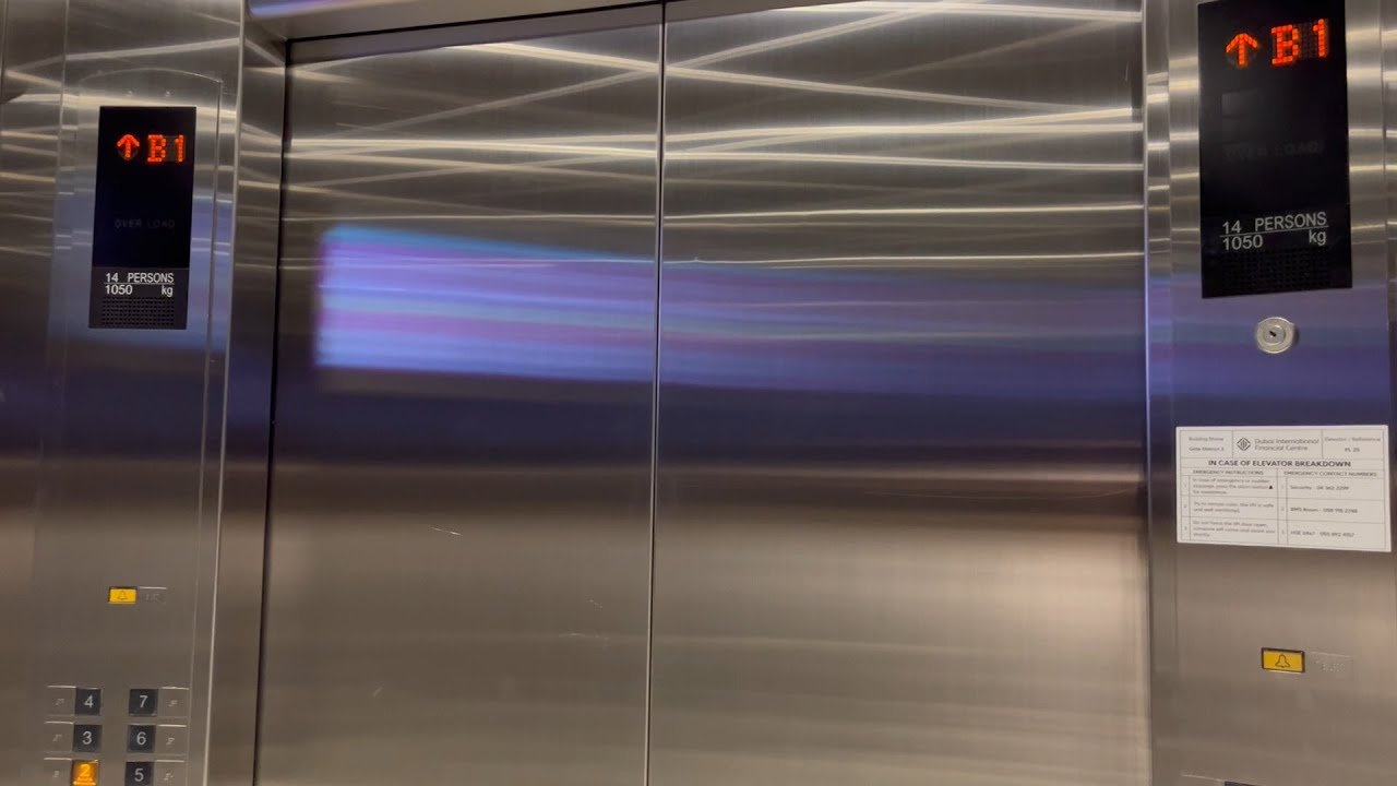 2x Mitsubishi West Office Elevators @ Gate District 3, DIFC, Dubai, UAE