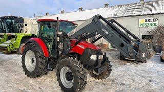 Case Farmall 105C, 2017R, Z Turem Quicke Q46, Nowe Opony, Prezentacjareview, 4 Cylindry 107Km