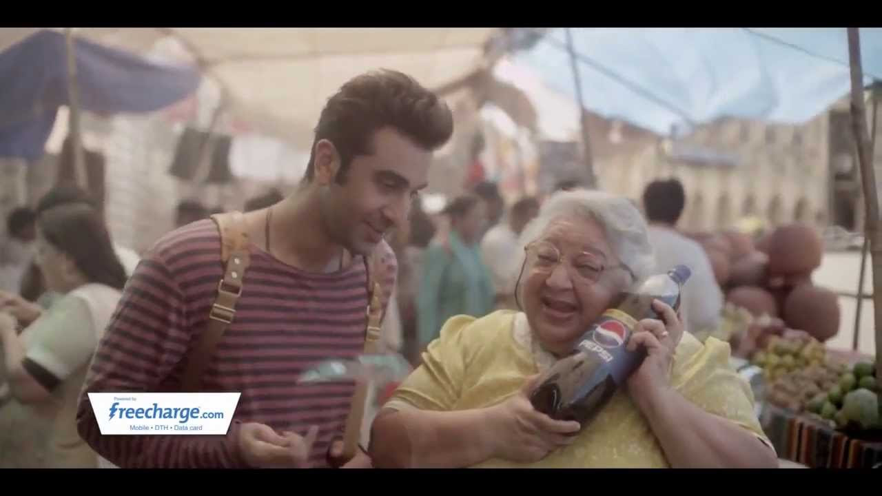 Pepsi 60 Crore Tak Ka Recharge TVC 2013 Ranbir KapoorLatest Indian TV Ad