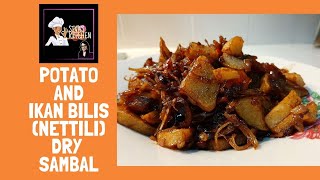 Potato and ikan bilis ( nettili) dry sambal. Eat with plain rice, super yummy. screenshot 4