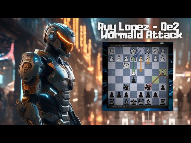 Ruy Lopez Opening: Murphy Defense & Wormald Attack  LIVE CHESS GAME #chess  #chessgame # 