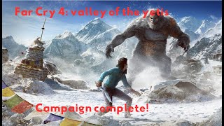 Far Cry 4: Valley Of The Yetis: Campaign Complete! (With attachments mod!)