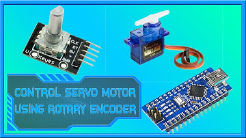 how to control servo motor with rotary encoder [hindi] ||  VD TECH Enthusiast
