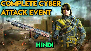 How to Complete CYBER ATTACK EVENT & Get free SKS, ZERO character skin CALL OF DUTY MOBILE