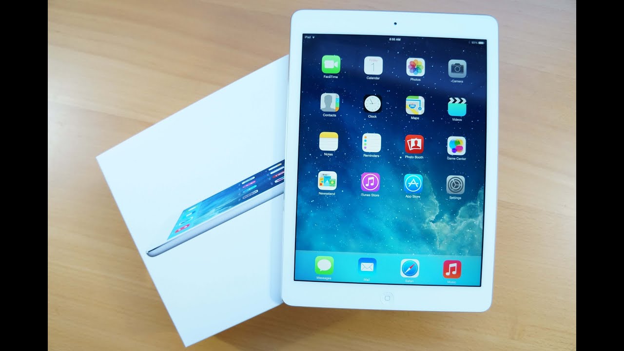 White iPad Air Unboxing and Hands On! - YouTube