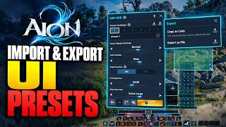 How to Import & Export UI Presets in AION 2 | HUD Guide