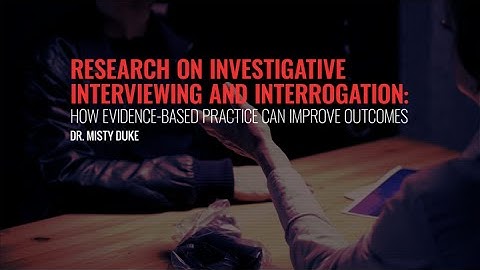 Section II: Problematic Investigative Interviewing Methods