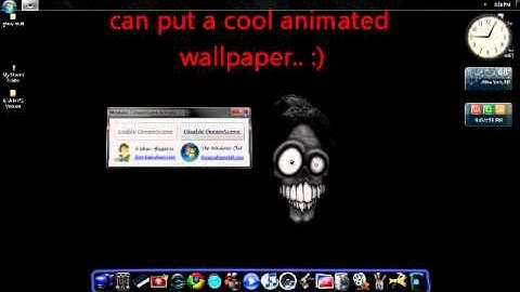 How to put a animated wallpaper in windows 7