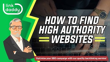 How to Find High Authority Websites
