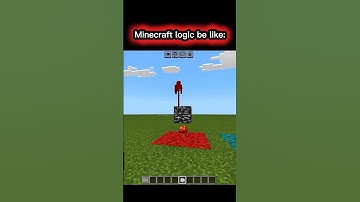 Lets check minecraft logic part 27 #short #minecraft #video #minecraftlogic #minecraftpe