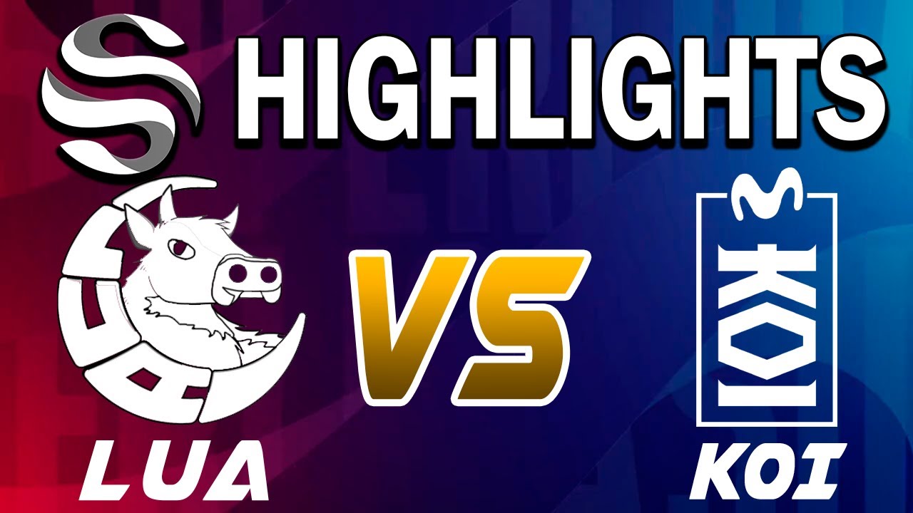 Lua Gaming LUA GAMING VS MOVISTAR KOI HIGHLIGHTS - LEAGUE OF LEGENDS - SUPERLIGA ...