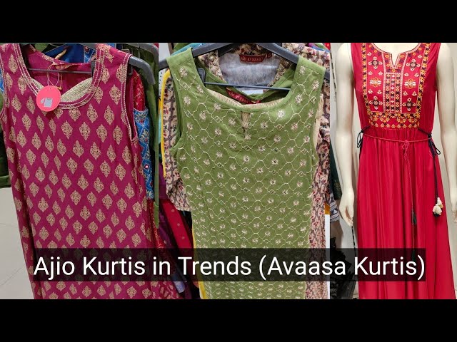 How to Purchase Avaasa Ajio & Fusion Kurtis for 166Rs only from Ajio / Reliance  Trends | Ajio Haul - YouTube