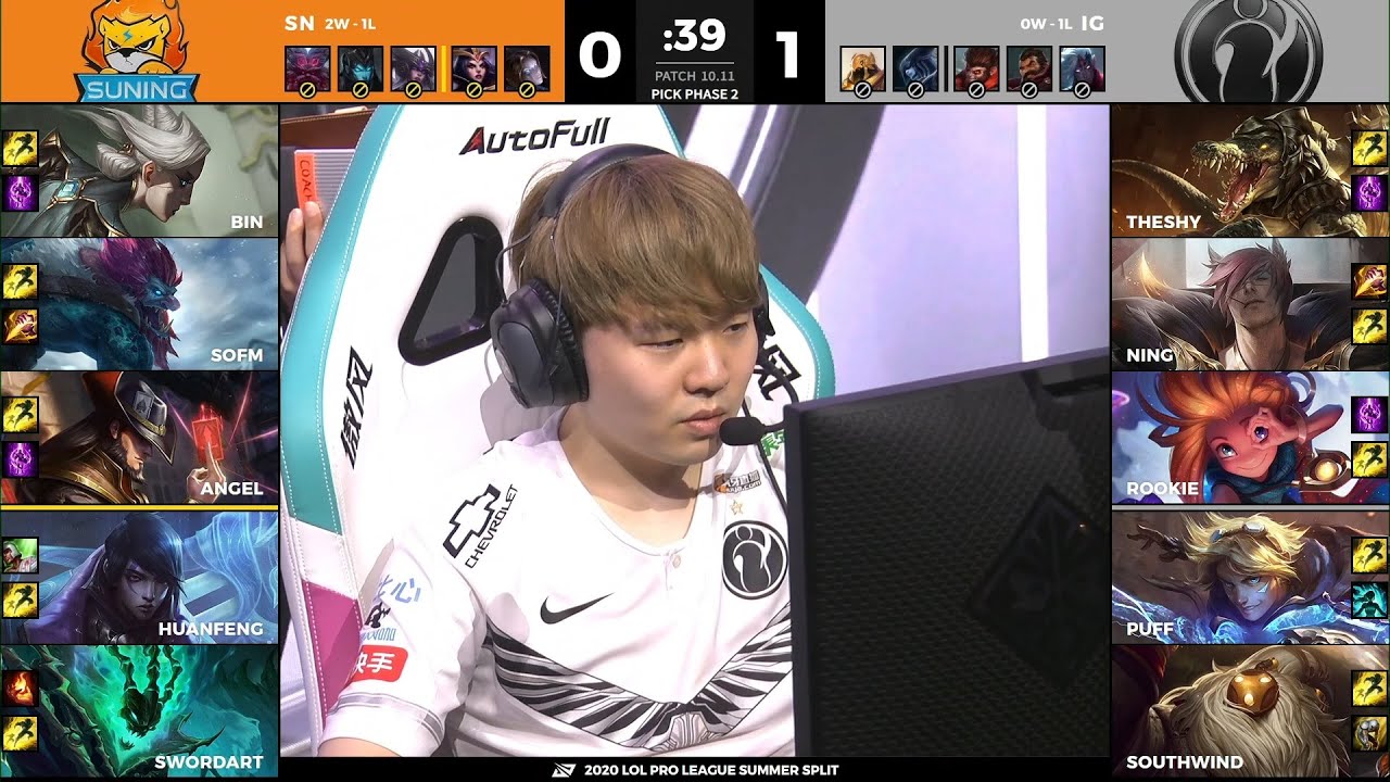 SN vs IG | W2D7 - Match 1 Game 2 | LPL Summer Split 2020 – S10 | Suning vs Invictus Gaming