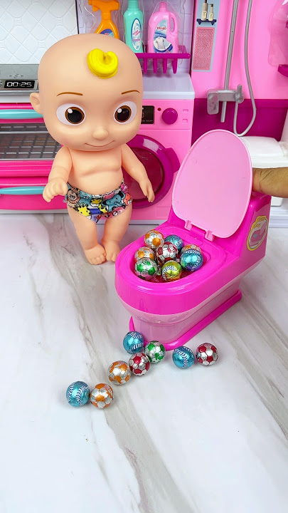Satisfying With Unboxing Miniature Boy and Cleaning Set Toys, ASMR Videos