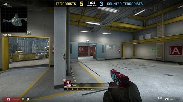 CSGO: Clutch 1v4 - Pistol round - Nuke - Matchmaking