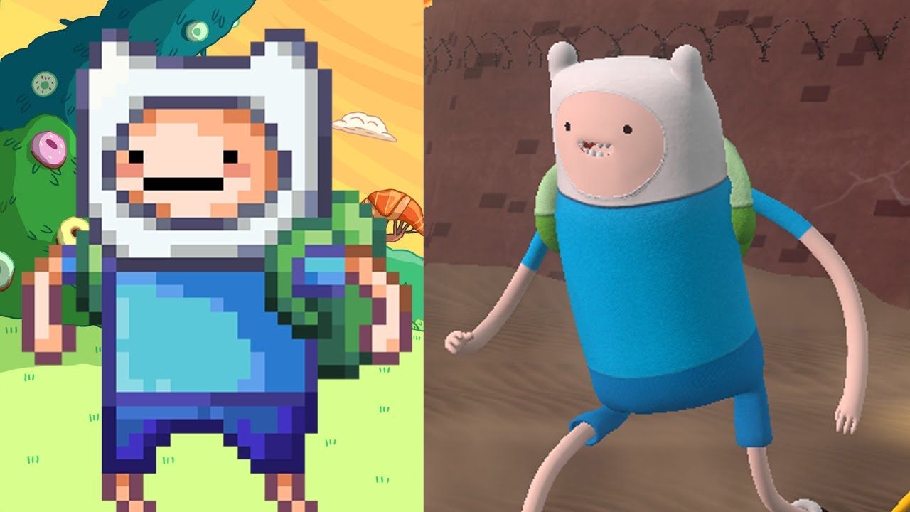 All Adventure Time Apps - (Video Game Evolution) 