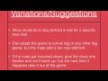 P.E. Warm Up Game: Hide and Seek Warm Tag