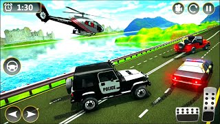 Offroad Police Jeep 4x4 Driving & Racing Simulator - Android Ios Gameplay HD screenshot 1