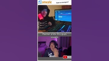 Twitch Streamer gets hacked on stream - and the reaction is hilarious! #shorts