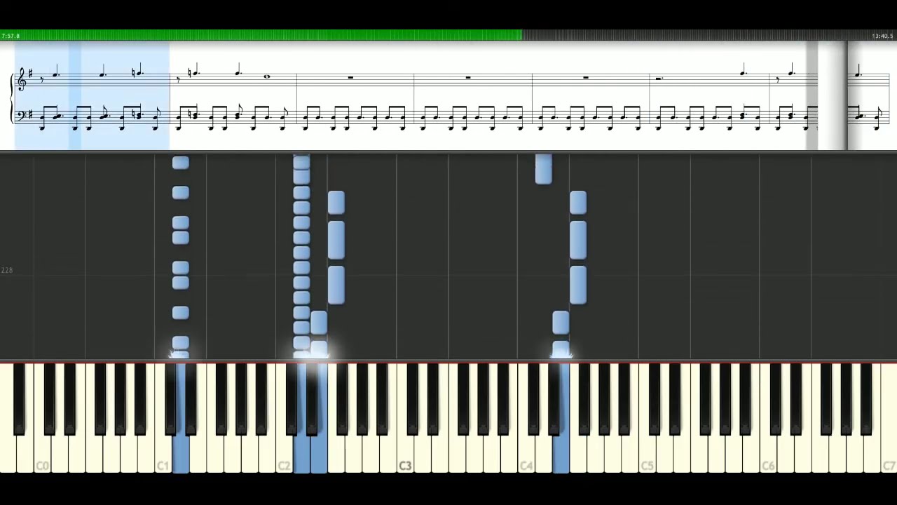 Dance of death - Iron Maiden for piano Sheet music for Piano (Solo