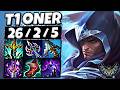 T1 Oner Talon vs Naafiri [ Jungle ] Korea Challenger 2271 LP | Patch 26.8