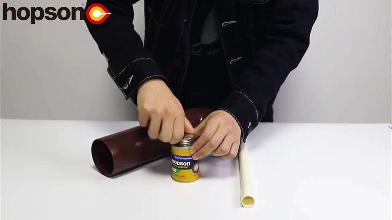 How to use CPVC cement to glue pipe? YouTube