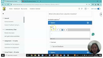 Tutorial Video: Interactive video using H5P on VLE