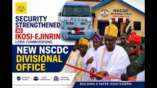 Security Strengthened As Ikosi Ejinrin Lcda Commissions New Nscdc Divisional Office Security Strengthened As Ikosi Ejinrin Lcda Commissions New Nscdc Divisional Office