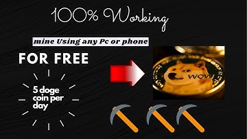 Mine Dogecoin using any mobile or pc | earn money online for free |100% working