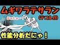 テコルガ   ムギワラテサラン  性能分析  にゃんこ大戦争    風雲にゃんこ塔  ３８階