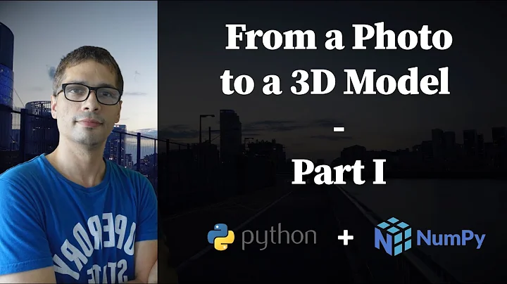 Pythonで写真を3Dモデルへ変換！