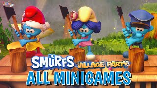 The Smurfs Village Party | All MiniGames | 4K @ZigZagGamerPT