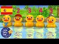 Canciones Infantiles | Contar Cinco Patitos | Dibujos Animados | Little Baby Bum en Español