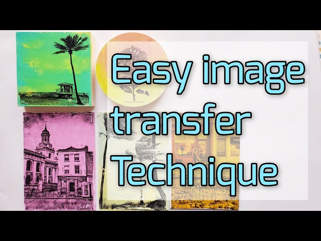 Image Transfer Mod Podge vs Matt Medium vs Gesso vs Acrylic Paint 