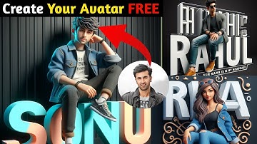 Create 3D Viral Animation Character with 3D Names Images | Bing Ai | Bing image creator tutorial