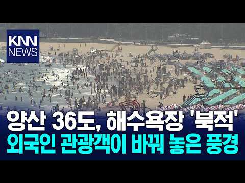 올해 가장 더운 날씨 속 해수욕장..달라진 풍경 / KNN