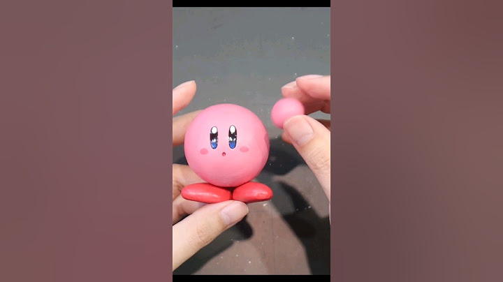 3D펜으로 만든 별의 커비 액션피규어 / I made a Kirby actionfigure with 3D pen