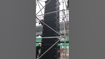 How to set up the line array system?