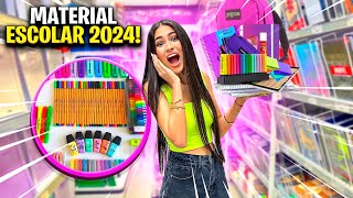 COMPRANDO MEU MATERIAL ESCOLAR 2024 😍 Não Acredito que Finalmente Encontrei | Bela Bagunça