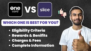 One Card Metal Credit Card vs Slice | Slice vs One Card Review