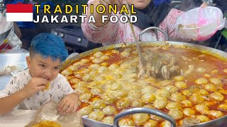 Street Food Jakarta Indonesia - BAKSO, KERAK TELOR, & NASI PADANG
