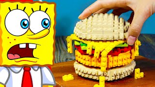 Spongebob Reacts To Satisfying Lego Animations